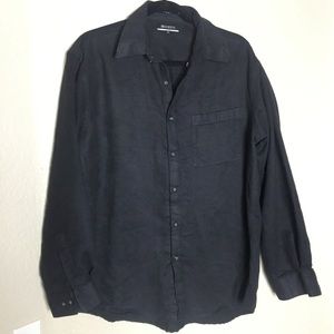 Brandini Suede like Longsleeve collar Shirt Med